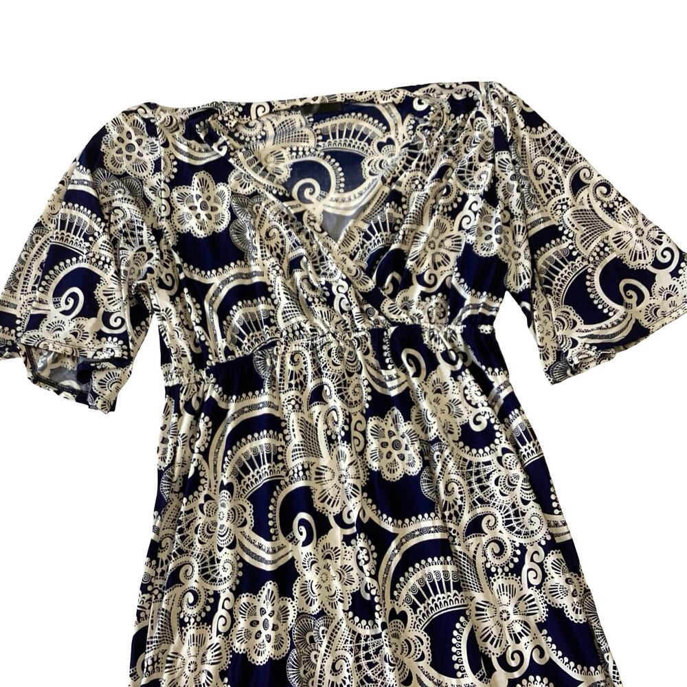 KOH KOH Long V-Neck Maxi Dress - Picture 6 of 9